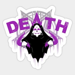 Little angel of death cartoon style Sticker